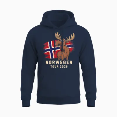 Norwegen Tour 2026 Unisex Hoodie - Navy