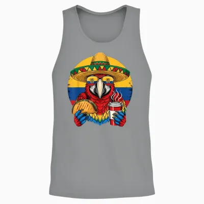 Drapeau De La Colombie Colombienne Racines Colombiennes Fierté Colombienne Unisex Tank Top - Sport Grey