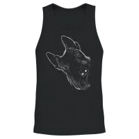 Funny Scottie Dog Scottish Terrier Unisex Tank Top - Black – 2