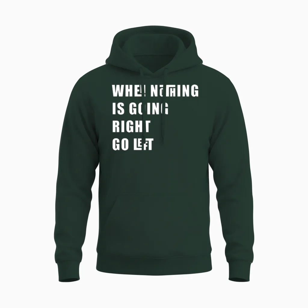 Funny Design Unisex Hoodie in Forest