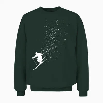 Ski Freestyle Skiing Freeski Winter Sports Skiers Unisex Sweatshirt - Forest