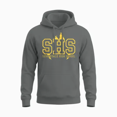 Buffy the Vampire Slayer Sunnydale School Logo Unisex Hoodie - Graphite Heather