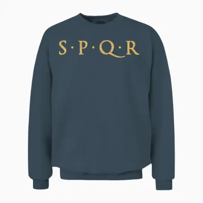 Spqr Senatus Populus Que Romanus Römische Republik Rom Unisex Sweatshirt - Dark Heather