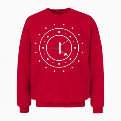 Electrical Engineering Electricity Engineering Unisex Sweatshirt - Red
