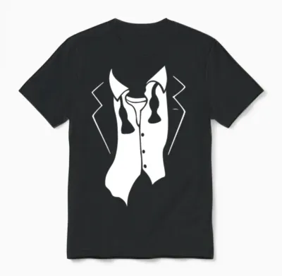 Funny Tuxedo Tux After Party Tuxedo Wedding Gifts Unisex T-Shirt - Black