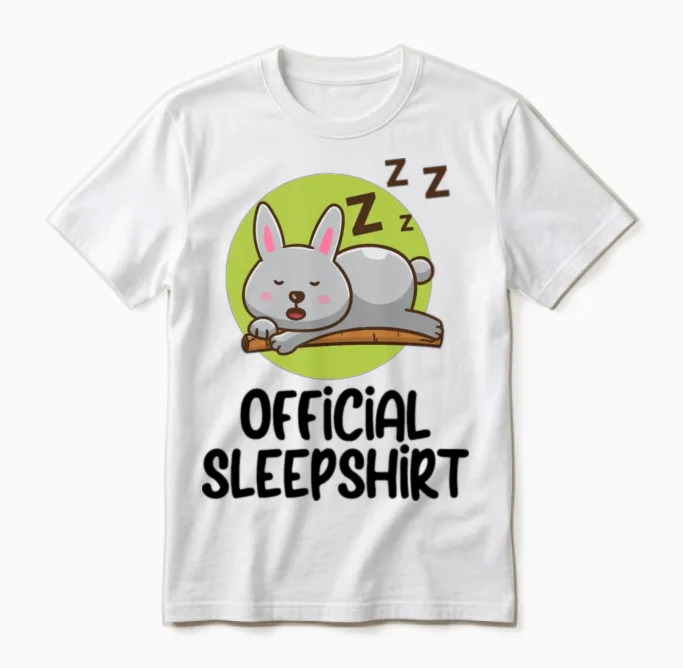 Funny Animal Shirt Funny Picture Unisex T-Shirt in White