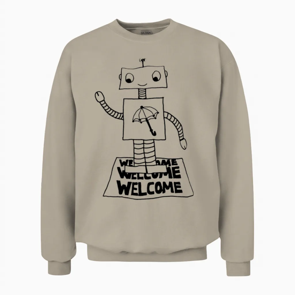 Armchair Expert Merch Unisex Sweatshirt in Sand