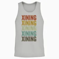 Xining China Retro Vintage Unisex Tank Top - Ash – 2