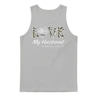 Correctional Officer Prison Wife Love My Husband Unisex Tank Top - Ash – 1