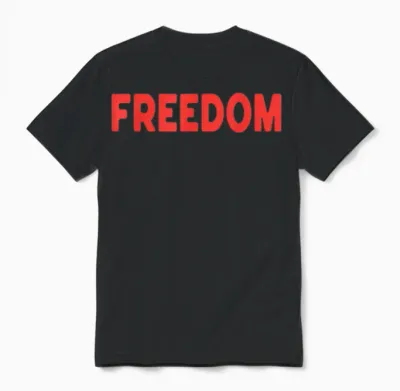 I Love the Taste of Freedom - Couples Matching 4th of July Unisex T-Shirt - Black