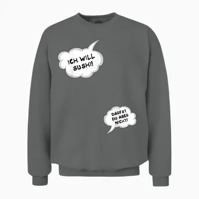 Schwangerschaft Verkünden, Werdende Mama, Schwangere Mutter Unisex Sweatshirt - Graphite Heather