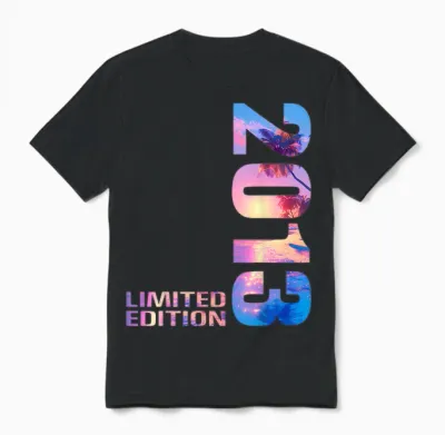 2013 Junge Mädchen 13. Geburtstag Limited Edition 13 Unisex T-Shirt - Black