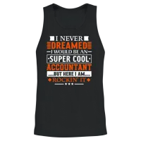 Accountant Gift Funny Appreciation Gift for Accoun Unisex Tank Top - Black – 2