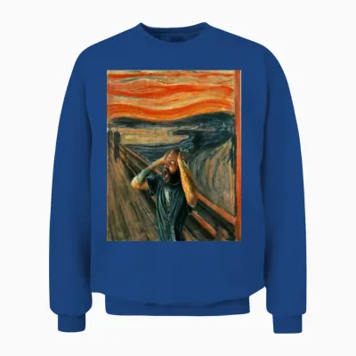 The Scream (death Grips) Unisex Sweatshirt - Royal