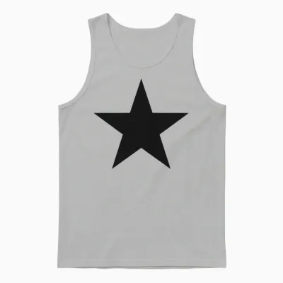 Star Unisex Tank Top - Ash