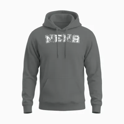 Classic Nena Varsity College Style Graphic Mother's Day Unisex Hoodie - Graphite Heather