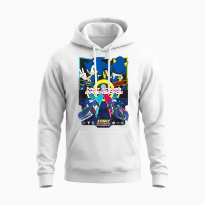 Sonic the Hedgehog: Crossworlds Unisex Hoodie - White