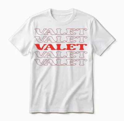 Valet Parking Attendant Personal Assistant Unisex T-Shirt - White