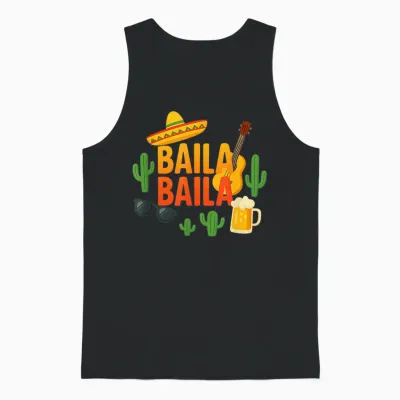 Baila Baila Krause Liad Für D Wiesn Oimara Wackelkontakt Unisex Tank Top - Black
