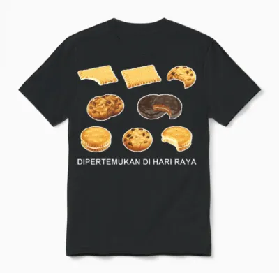 Cookies Funny Unisex T-Shirt - Black