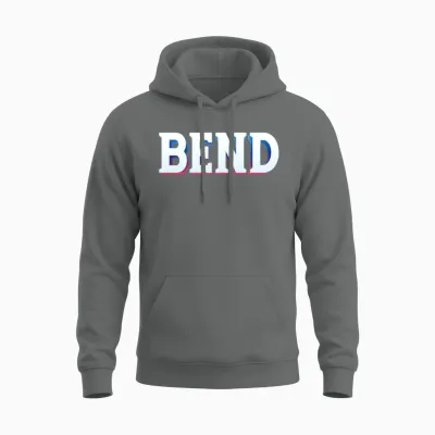Retro - Bend Unisex Hoodie - Graphite Heather