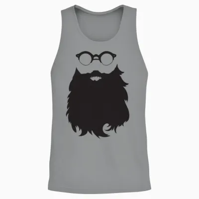 Beard Unisex Tank Top - Sport Grey