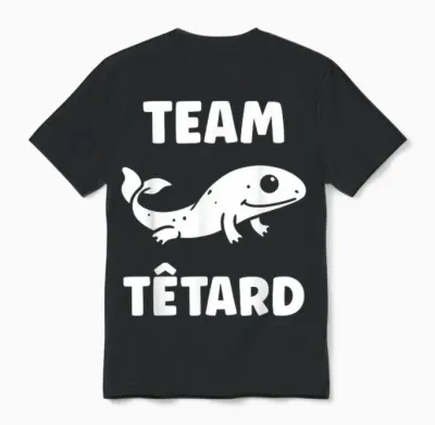 Funny Tadpole Quote Funny Team Tadpole Unisex T-Shirt - Black