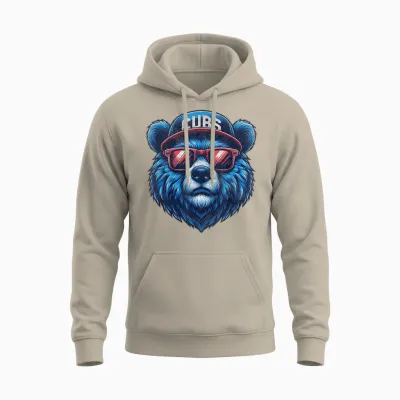 Vintage Cubs Name Retro Design for Men Women And Unisex Hoodie - Sand