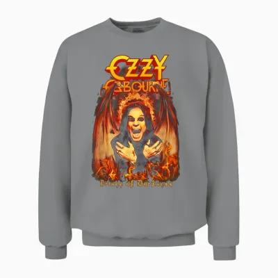 Ozzy Osbourne Demon Wings Unisex Sweatshirt - Sport Grey