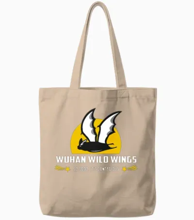 Wuhan Wild Wings So Good Its Contagious Tote Bags - Natural