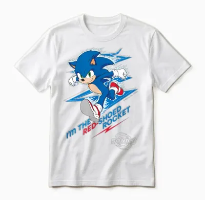 Sonic the Hedgehog: Movie 3 Unisex T-Shirt - White