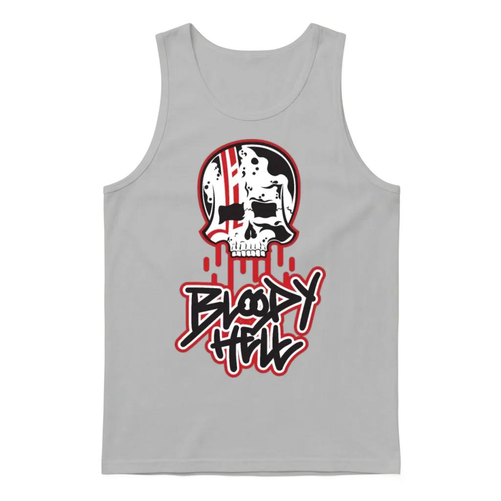 Bloody Hell Unisex Tank Top - Ash