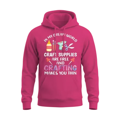Funny Crafting Funny Crafter Mom Unisex Hoodie - Heliconia