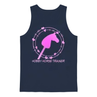 Hobby Horse Hobbyhorse Hobby Horsing Unisex Tank Top - Navy – 1