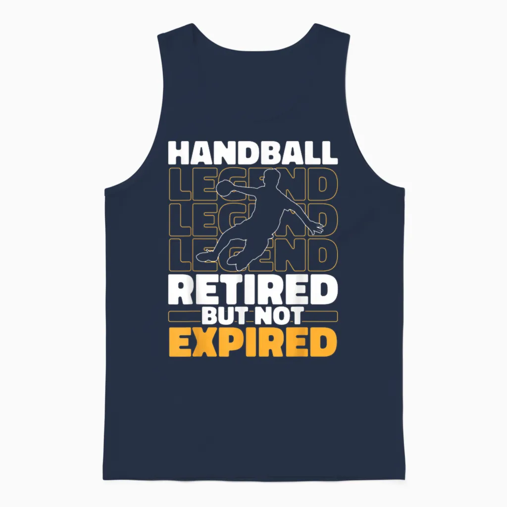 Handball Im Ruhestand Spieler Sport Verein - Handballer Unisex Tank Top in Navy