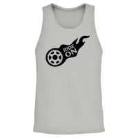 Ride On. Unisex Tank Top - Ash – 2
