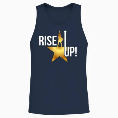 Rise Up Musical Theatre Nerd Musical Broadway Theater Geek Unisex Tank Top - Navy