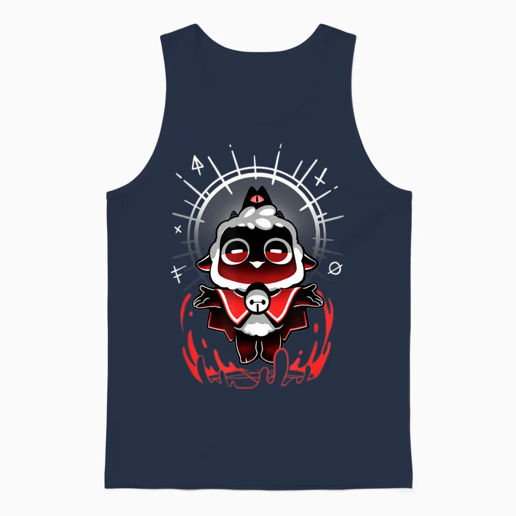 Join the Cult - Cult of the Lamb Cute Gamer Cult of the Lamb T-Shirt, Black, S Unisex Tank Top in Navy
