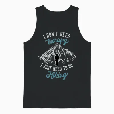 Hiking Unisex Tank Top - Black