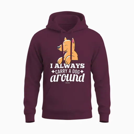 Dog Puppy Dogs Dog Lovers Children Unisex Hoodie - Maroon