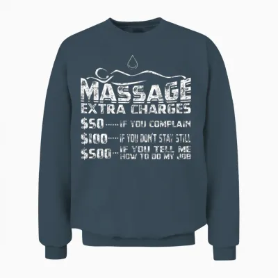 Therapy Massage Muscle Massage Therapist Unisex Sweatshirt - Dark Heather