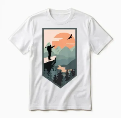 Hiking Unisex T-Shirt - White