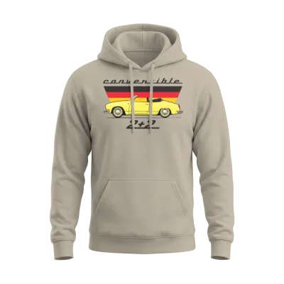2 Plus 2 Saturn Yellow Unisex Hoodie - Sand