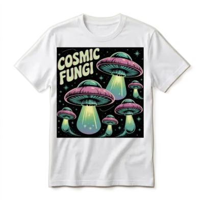 Glow Beyond the Stars Unisex T-Shirt - White