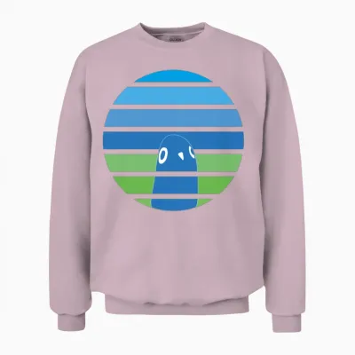 Funny Duck Unisex Sweatshirt - Light Pink