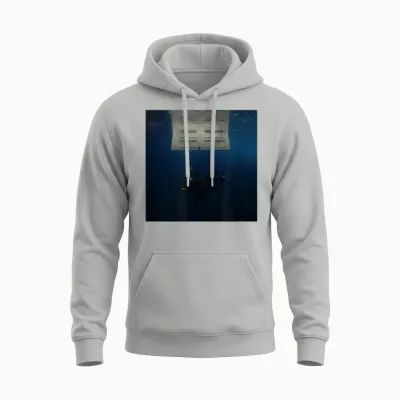 Official Billie Eilish Hit Me Hard and Soft Cover Unisex Hoodie - Ash
