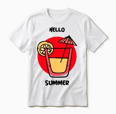 Hello Summer Unisex T-Shirt - White