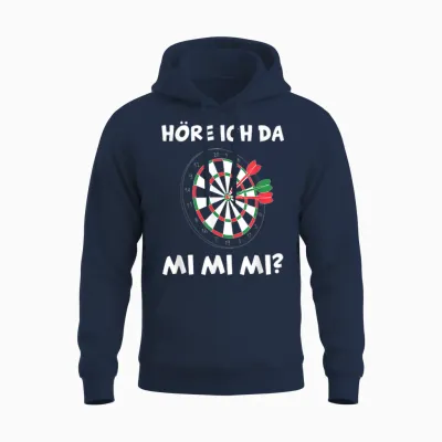 Herren Dartsport Dartscheibe Lustiges Darts Dartspieler Unisex Hoodie - Navy