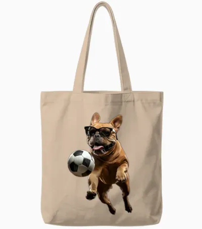 Dog Tote Bags - Natural