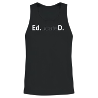 Edd Edd Educated Doctoral Graduate Student T Unisex Tank Top - Black – 2